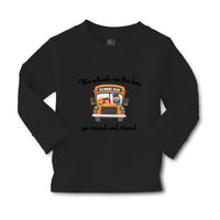 Baby Clothes The Wheels on The Bus Go Round and Round Funny Humor Cotton - Cute Rascals