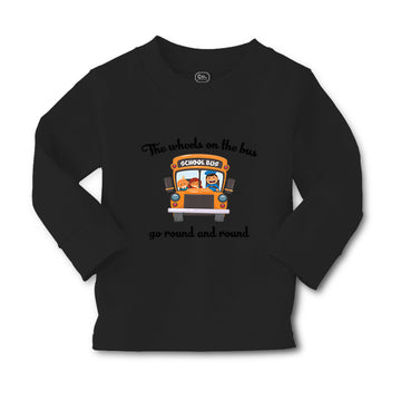 Baby Clothes The Wheels on The Bus Go Round and Round Funny Humor Cotton