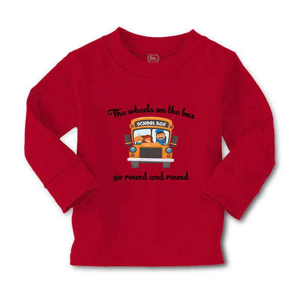 Baby Clothes The Wheels on The Bus Go Round and Round Funny Humor Cotton - Cute Rascals