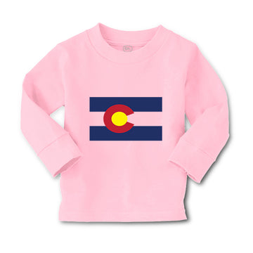 Baby Clothes Colorado Flag Map Boy & Girl Clothes Cotton