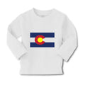 Baby Clothes Colorado Flag Map Boy & Girl Clothes Cotton