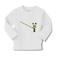 Baby Clothes Railroad Crossing Gate Funny Humor Boy & Girl Clothes Cotton - Cute Rascals