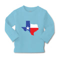 Baby Clothes Texas Map Valentines Love Boy & Girl Clothes Cotton