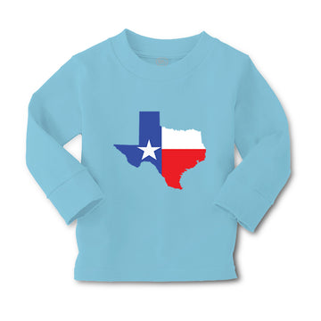 Baby Clothes Texas Map Valentines Love Boy & Girl Clothes Cotton