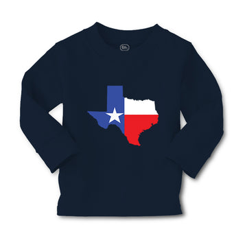 Baby Clothes Texas Map Valentines Love Boy & Girl Clothes Cotton
