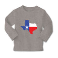 Baby Clothes Texas Map Valentines Love Boy & Girl Clothes Cotton
