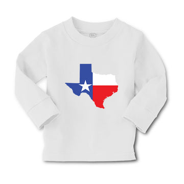 Baby Clothes Texas Map Valentines Love Boy & Girl Clothes Cotton