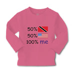 Baby Clothes 50%Trinidad 50% American 100% Me Boy & Girl Clothes Cotton - Cute Rascals