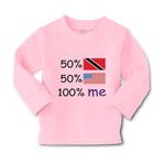 Baby Clothes 50%Trinidad 50% American 100% Me Boy & Girl Clothes Cotton - Cute Rascals