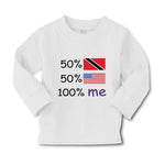 Baby Clothes 50%Trinidad 50% American 100% Me Boy & Girl Clothes Cotton - Cute Rascals