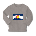 Baby Clothes Colorado Flag Valentines Love Boy & Girl Clothes Cotton