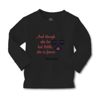 Baby Clothes And Though She Be but Little She Is Fierce A Girl Power Style F - Cute Rascals