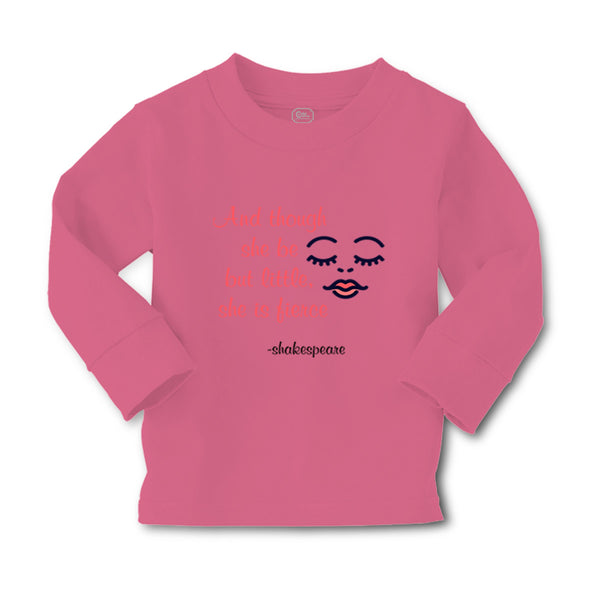 Baby Clothes And Though She Be but Little She Is Fierce A Girl Power Style F - Cute Rascals