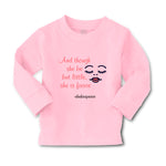 Baby Clothes And Though She Be but Little She Is Fierce A Girl Power Style F - Cute Rascals