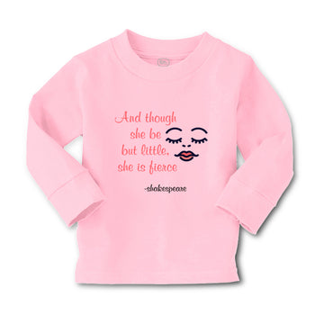Baby Clothes And Though She Be but Little She Is Fierce A Girl Power Style F