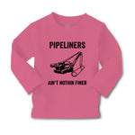 Baby Clothes Pipelines Aren'T Nothing Finer Funny Humor Boy & Girl Clothes - Cute Rascals