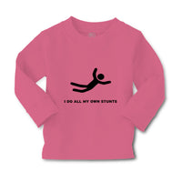 Baby Clothes I Do All My Own Stunts Funny Humor Boy & Girl Clothes Cotton - Cute Rascals