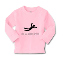 Baby Clothes I Do All My Own Stunts Funny Humor Boy & Girl Clothes Cotton - Cute Rascals