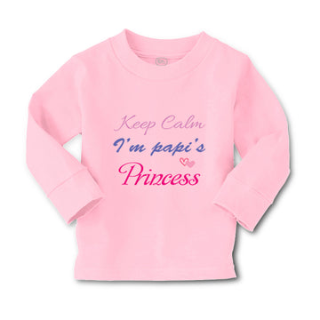 Baby Clothes Keep Calm I'M Papi's Princess Boy & Girl Clothes Cotton