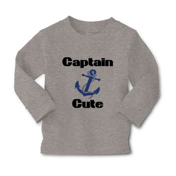 Baby Clothes Captain Cute Anchor Nautical Sailing Boy & Girl Clothes Cotton