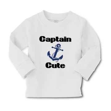 Baby Clothes Captain Cute Anchor Nautical Sailing Boy & Girl Clothes Cotton