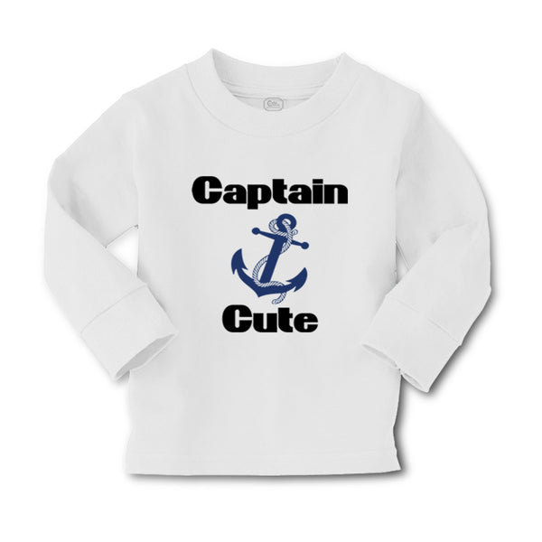 Baby Clothes Captain Cute Anchor Nautical Sailing Boy & Girl Clothes Cotton - Cute Rascals