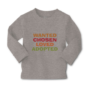 Baby Clothes Wanted Chosen Loved Adopted Funny Humor Boy & Girl Clothes Cotton