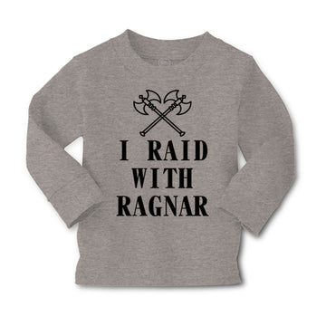 Baby Clothes I Raid with Ragnar Vikings Funny Humor Boy & Girl Clothes Cotton