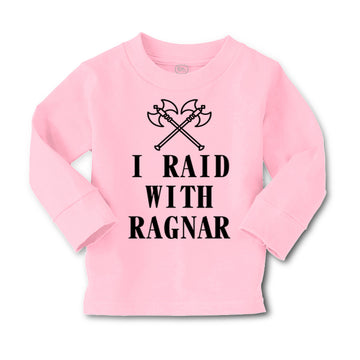 Baby Clothes I Raid with Ragnar Vikings Funny Humor Boy & Girl Clothes Cotton