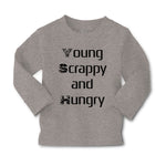 Baby Clothes Young Scrappy and Hungry Funny Humor Boy & Girl Clothes Cotton - Cute Rascals