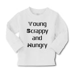Baby Clothes Young Scrappy and Hungry Funny Humor Boy & Girl Clothes Cotton - Cute Rascals