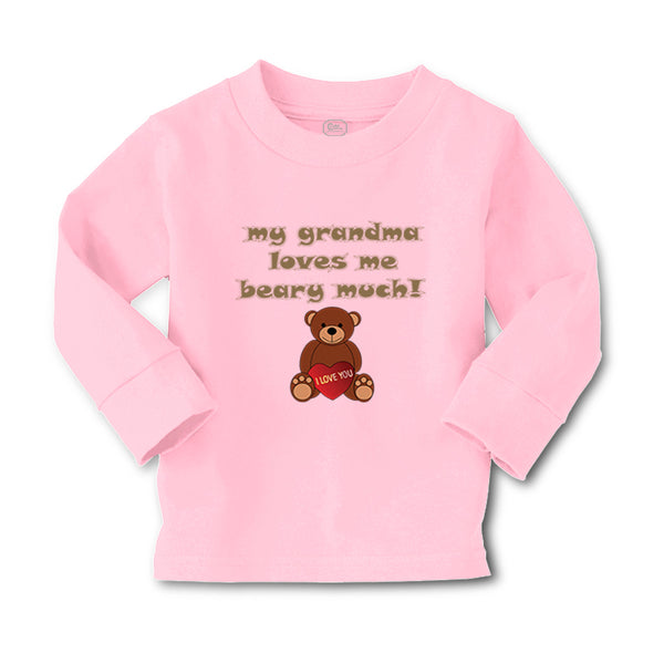 Baby Clothes My Grandma Loves Me Beary Much! Grandmother Grandma Cotton - Cute Rascals
