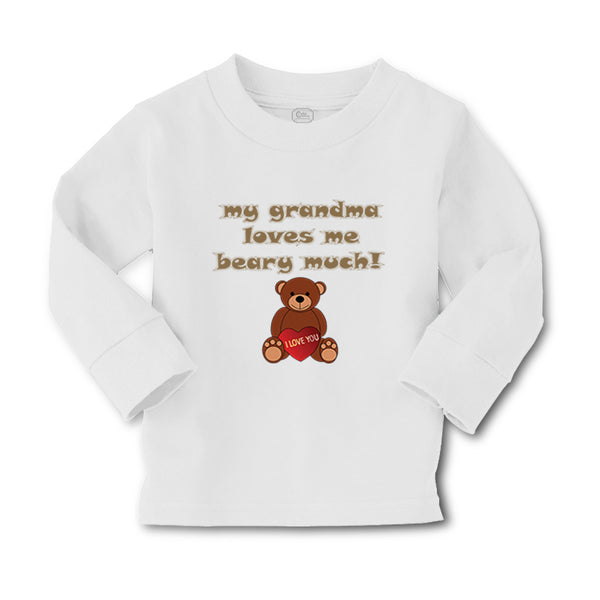 Baby Clothes My Grandma Loves Me Beary Much! Grandmother Grandma Cotton - Cute Rascals