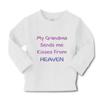 Baby Clothes My Grandma Sends Me Kisses from Heaven Grandmother Cotton - Cute Rascals