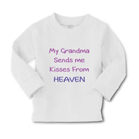 Baby Clothes My Grandma Sends Me Kisses from Heaven Grandmother Cotton - Cute Rascals