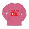 Baby Clothes Little Turk Turkish Flag Countries Little Boy & Girl Clothes Cotton