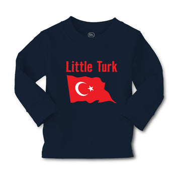Baby Clothes Little Turk Turkish Flag Countries Little Boy & Girl Clothes Cotton