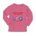 Baby Clothes I Want to Ride My Bicycle Cycling Biking Boy & Girl Clothes Cotton