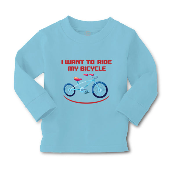 Baby Clothes I Want to Ride My Bicycle Cycling Biking Boy & Girl Clothes Cotton - Cute Rascals