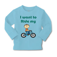 Baby Clothes I Want to Ride My Bike Boy & Girl Clothes Cotton - Cute Rascals