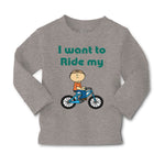 Baby Clothes I Want to Ride My Bike Boy & Girl Clothes Cotton - Cute Rascals