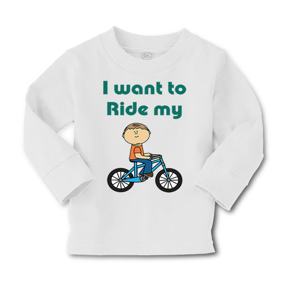 Baby Clothes I Want to Ride My Bike Boy & Girl Clothes Cotton - Cute Rascals