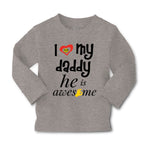 Baby Clothes I Love My Daddy He Is Awesome Dad Father's Day Boy & Girl Clothes - Cute Rascals