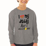 Baby Clothes I Love My Daddy He Is Awesome Dad Father's Day Boy & Girl Clothes - Cute Rascals