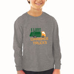 Baby Clothes I Love Garbage Trucks Boy & Girl Clothes Cotton - Cute Rascals