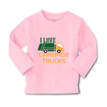 Baby Clothes I Love Garbage Trucks Boy & Girl Clothes Cotton - Cute Rascals