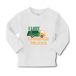 Baby Clothes I Love Garbage Trucks Boy & Girl Clothes Cotton - Cute Rascals