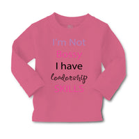 Baby Clothes I'M Not Bossy Have Leadership Skills Funny Humor Boy & Girl Clothes - Cute Rascals