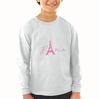 Baby Clothes Paris Eiffel Tower Pink Alphabet & Monograms Love Cotton - Cute Rascals