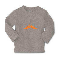 Baby Clothes Orange Mustache Funny & Novelty Novelty Boy & Girl Clothes Cotton - Cute Rascals